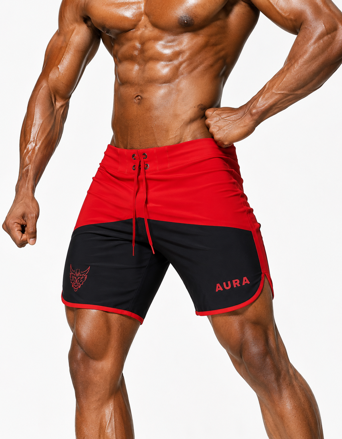 9040- Ignite 22 Red Boardshorts