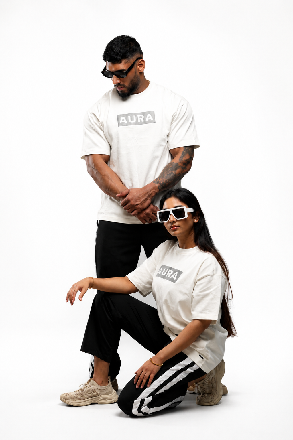 1002 -Aura Essential tee- Optic White