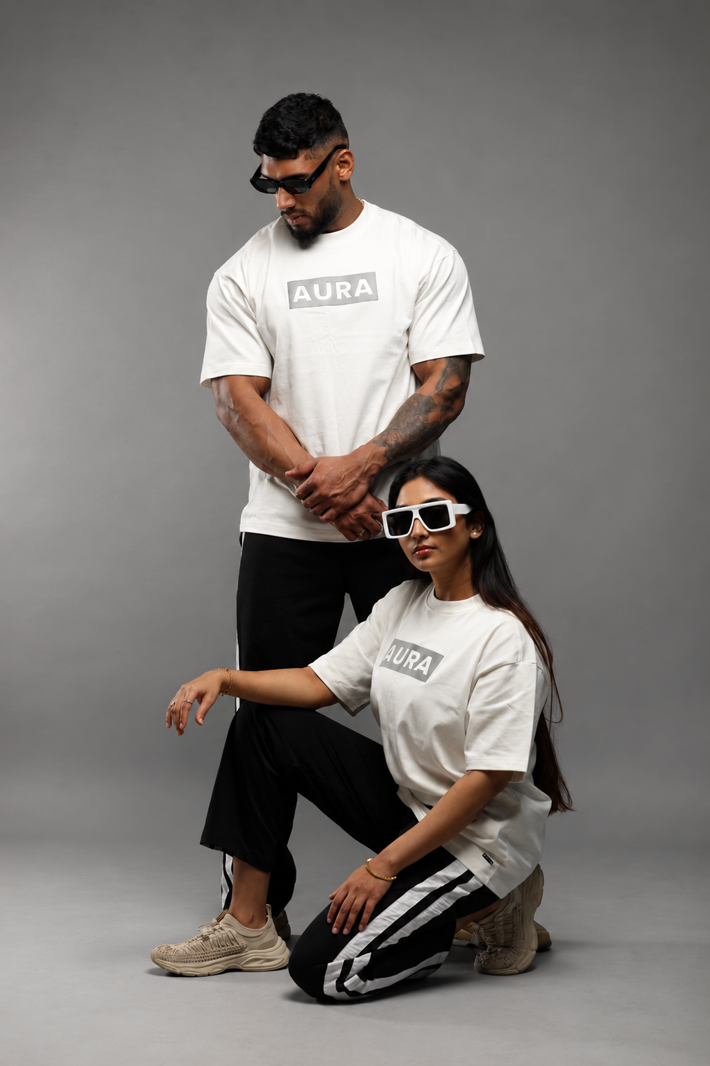 1002 -Aura Essential tee- Optic White