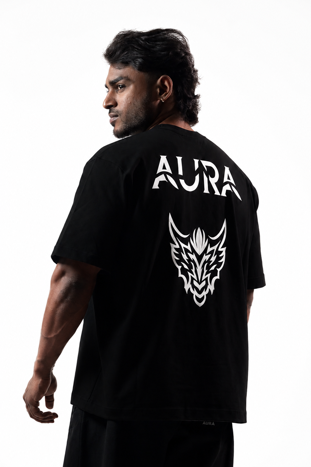 1010 - Dragon Logo Tee - Black