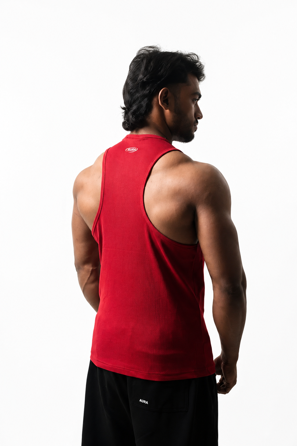 3002 - AURA SLIM TANK - CRIMSON RED