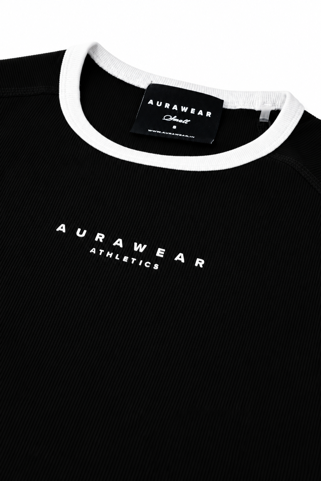 1009 - Aura Athletic Tee - Jet Black