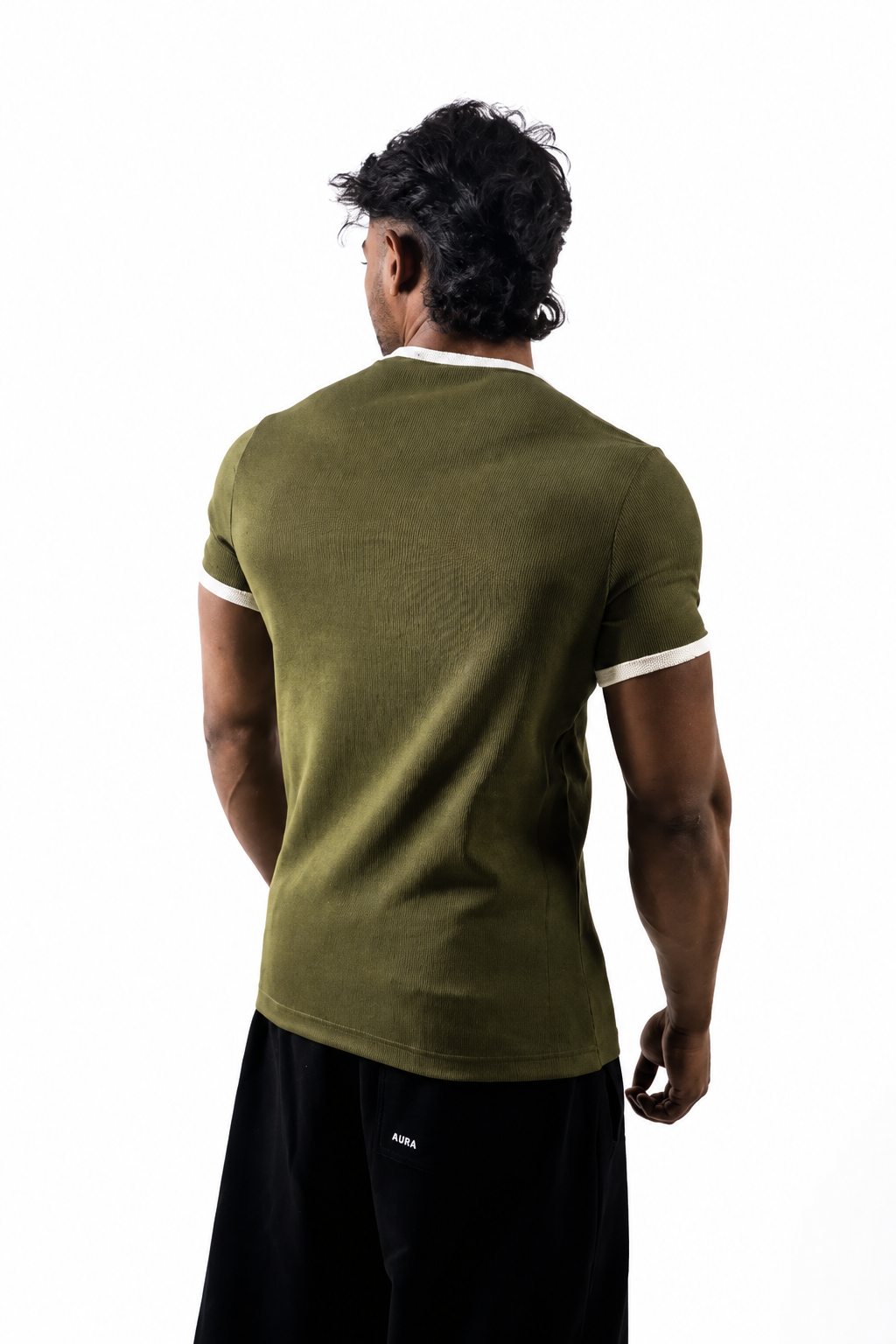1009 - Aura Athletic Tee - Olive
