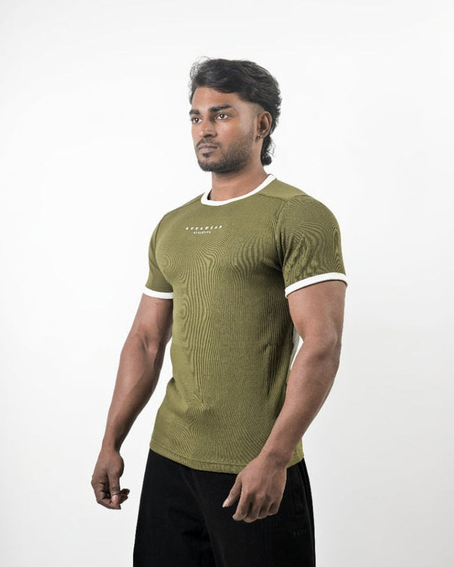 1009 - Aura Athletic Tee - Olive