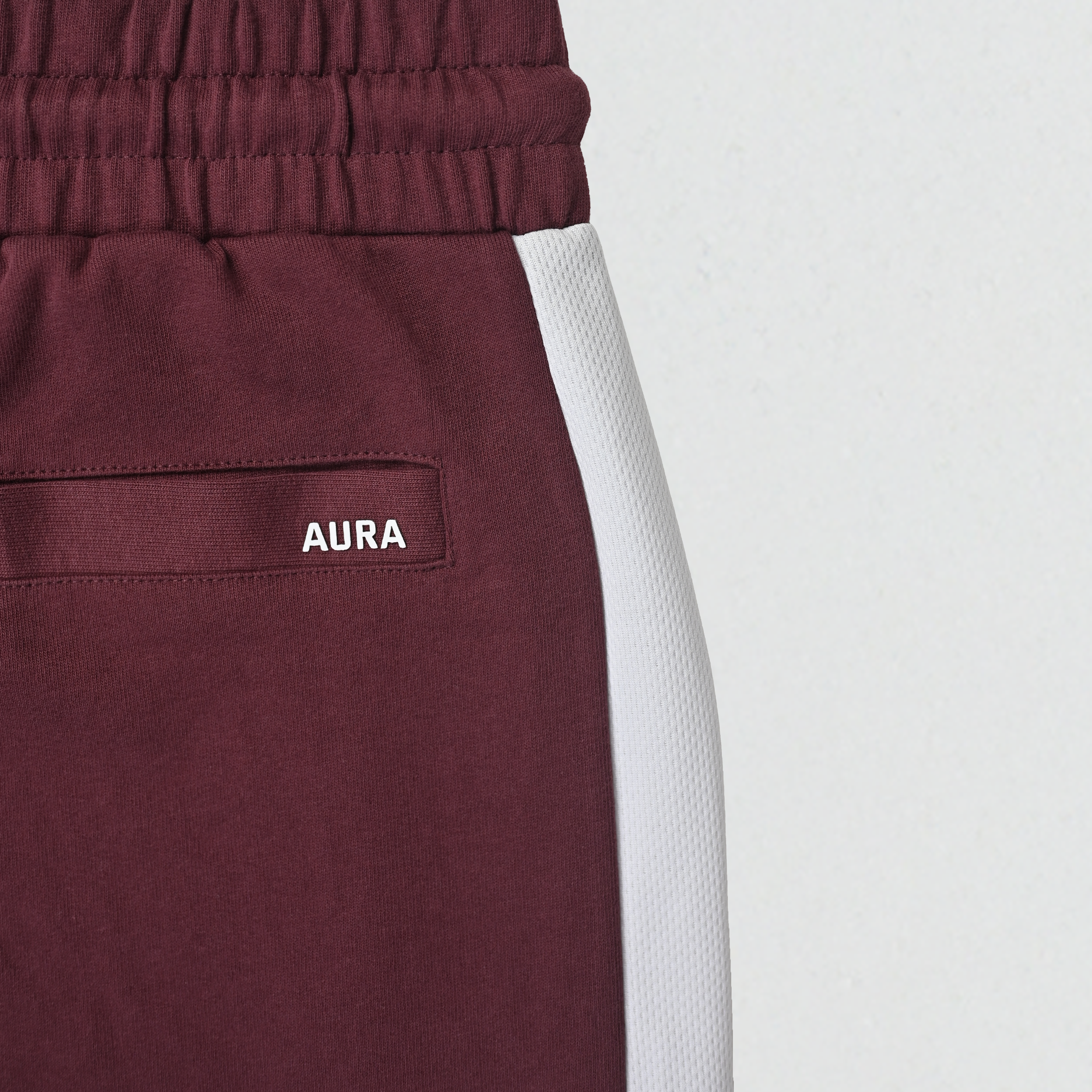 2003 – AURA Mesh Panel Jogger – MUTED WINE