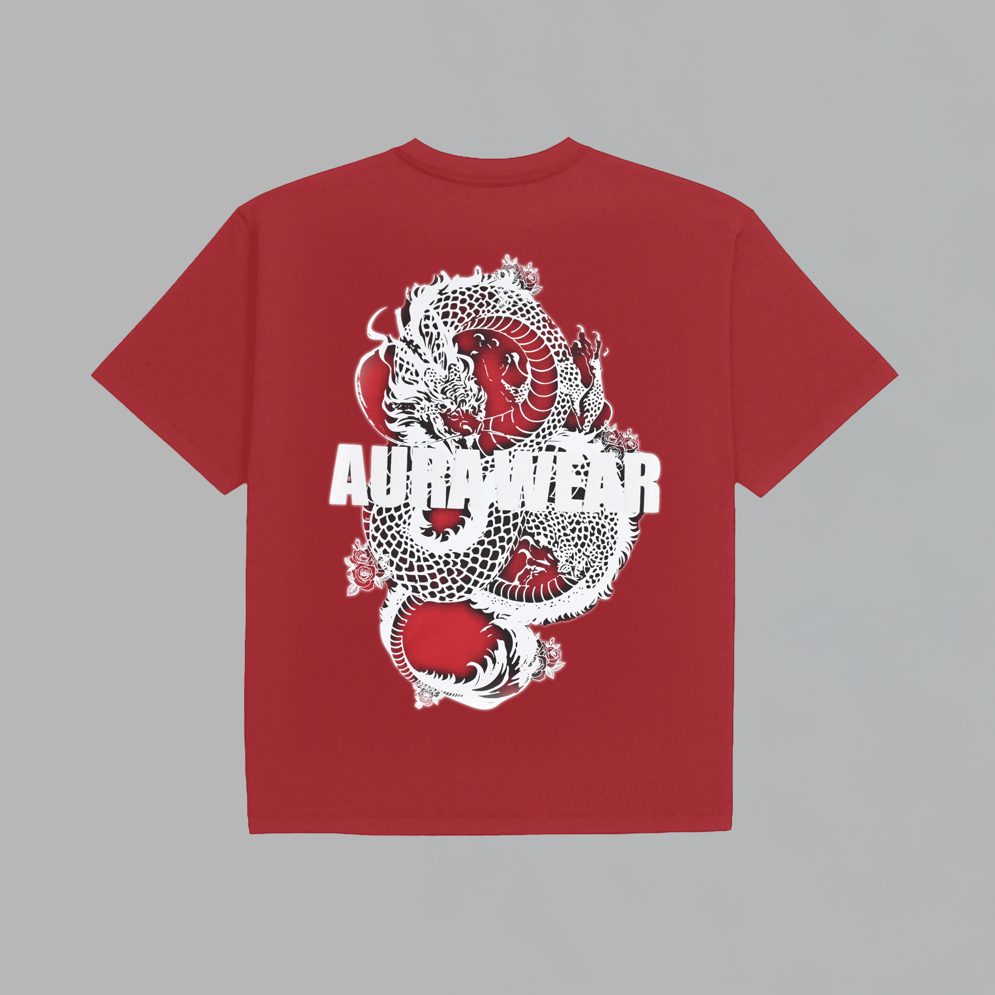 1005 - Dragon Warrior Tee - Crimson Red