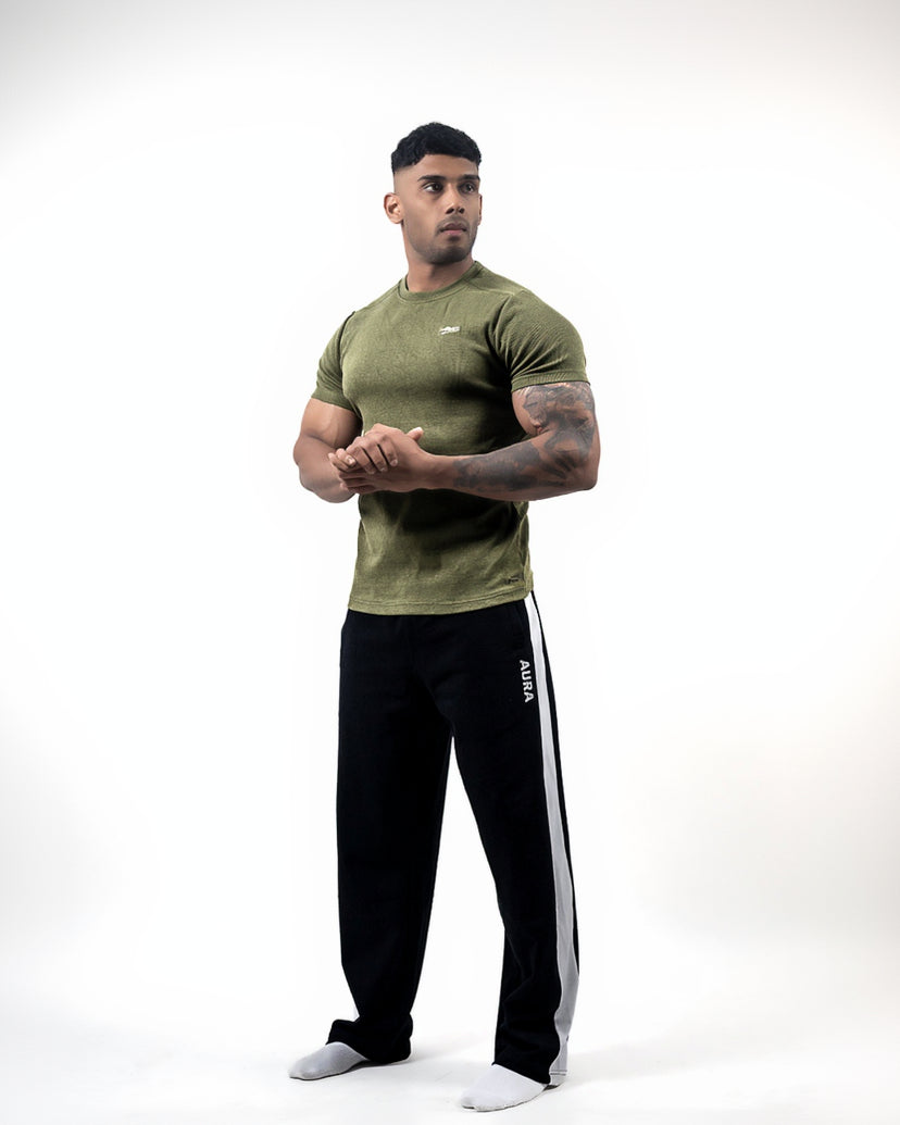 1008 - Aura Fitted Tee- Olive