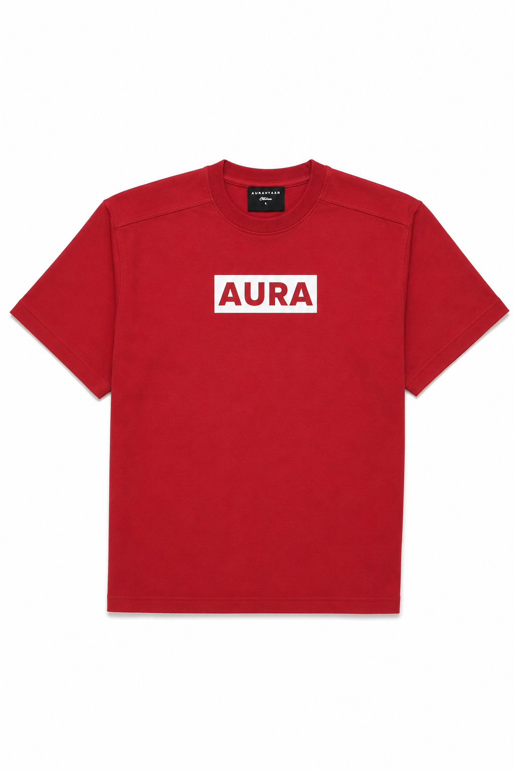 1002 -Aura Essential tee -Crimson Red