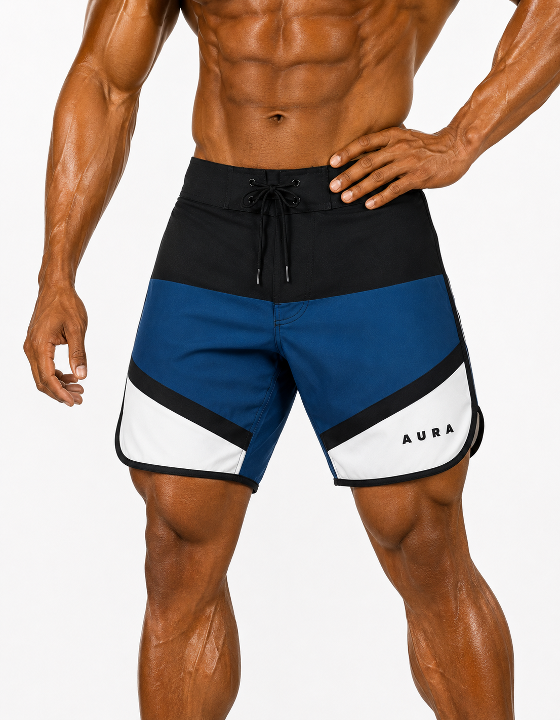 9010 - Classic Cut Deep Blue Boardshorts
