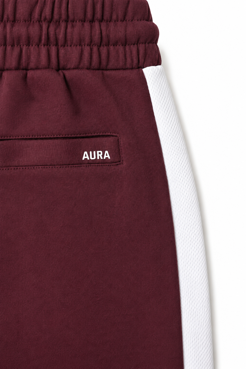 2003 – AURA Mesh Panel Jogger – MUTED WINE