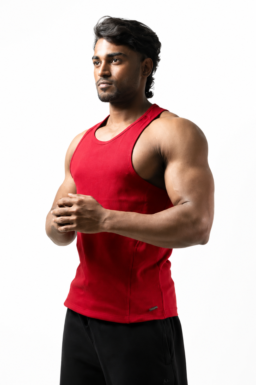 3002 - AURA SLIM TANK - CRIMSON RED