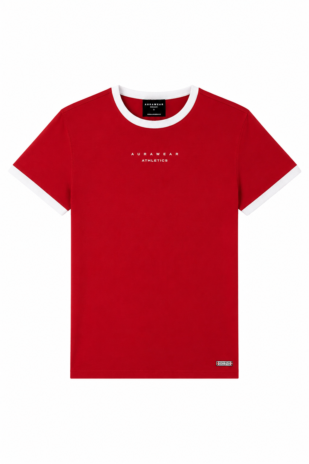 1009 - Aura Athletic Tee - Crimson Red