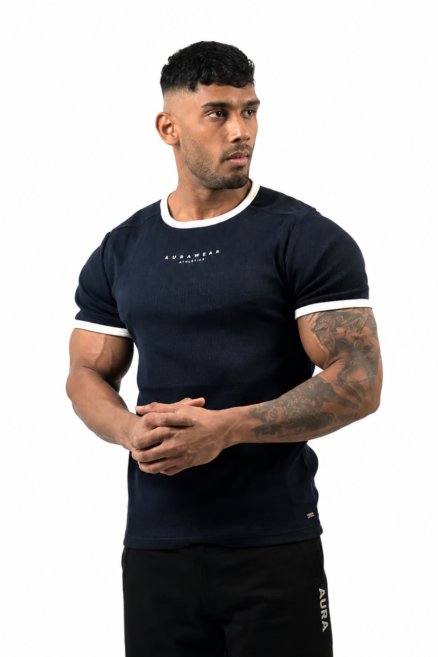 1009 - Aura Athletic Tee - Deep Navy