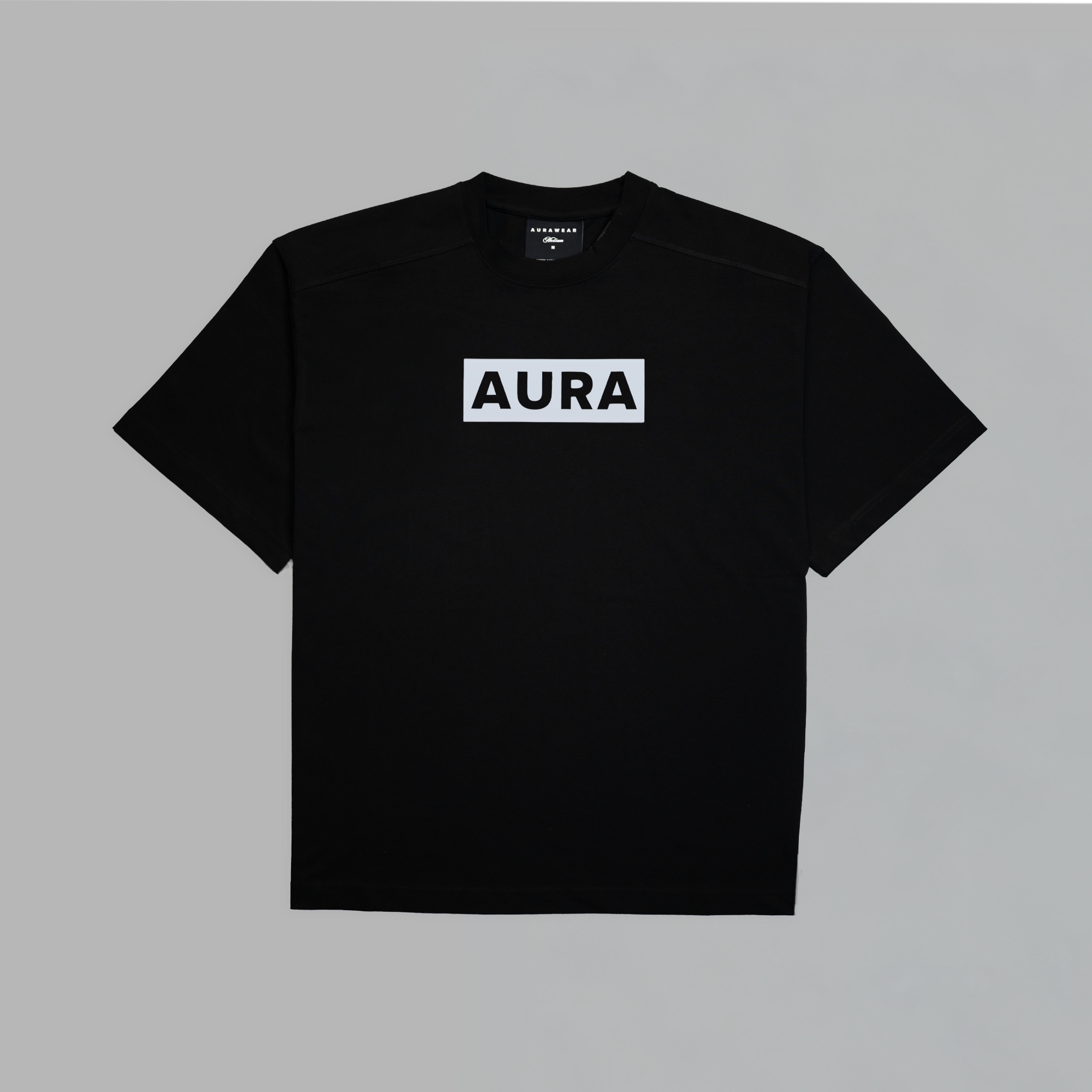 1002 - Aura Essential tee - Jet Black