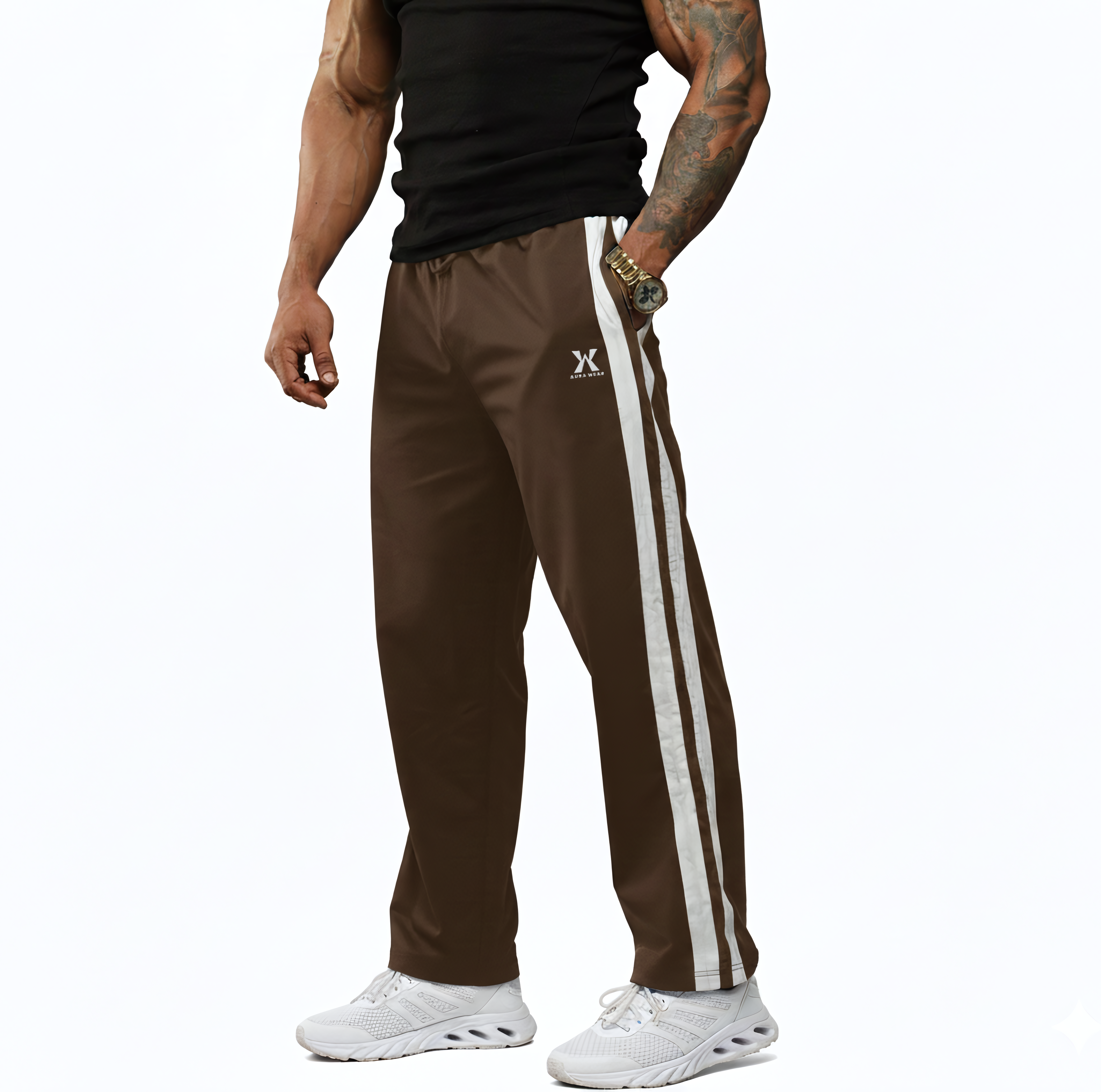 2001 -Classic Nylon Jogger - EARTH BROWN