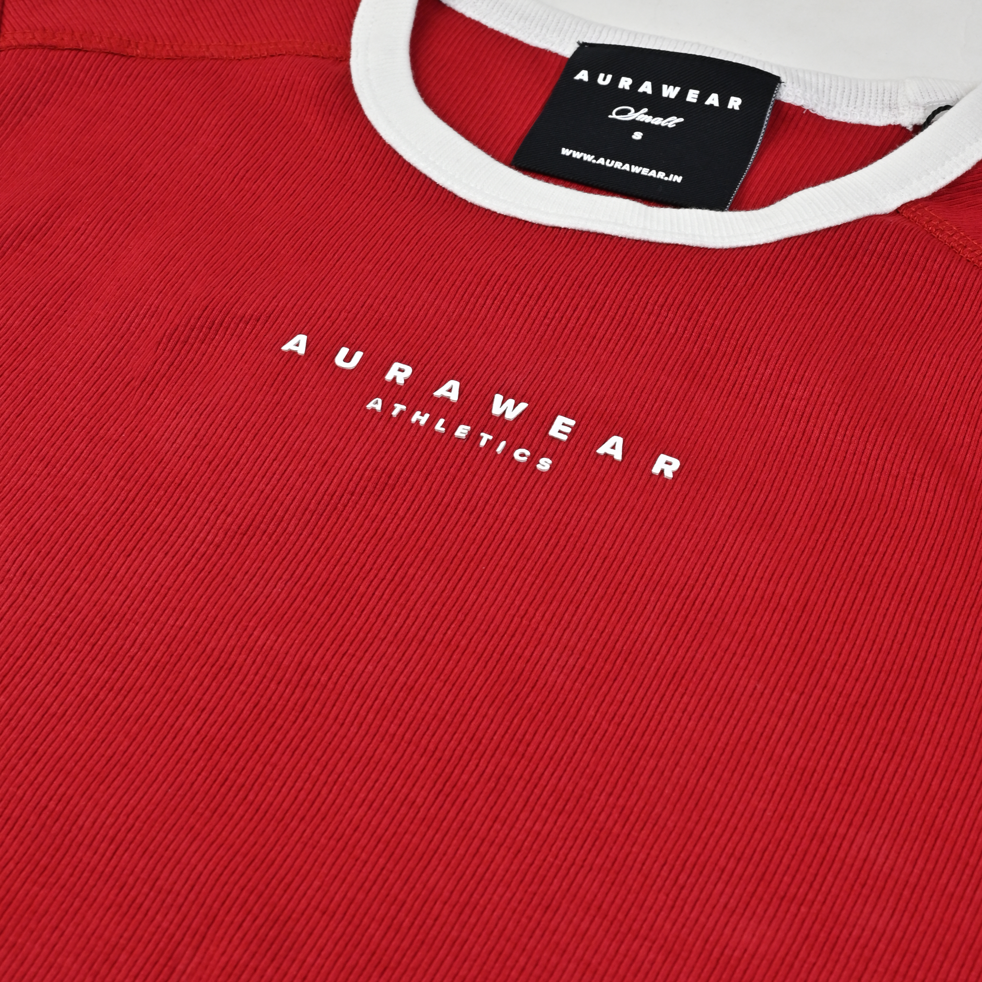 1009 - Aura Athletic Tee - Crimson Red