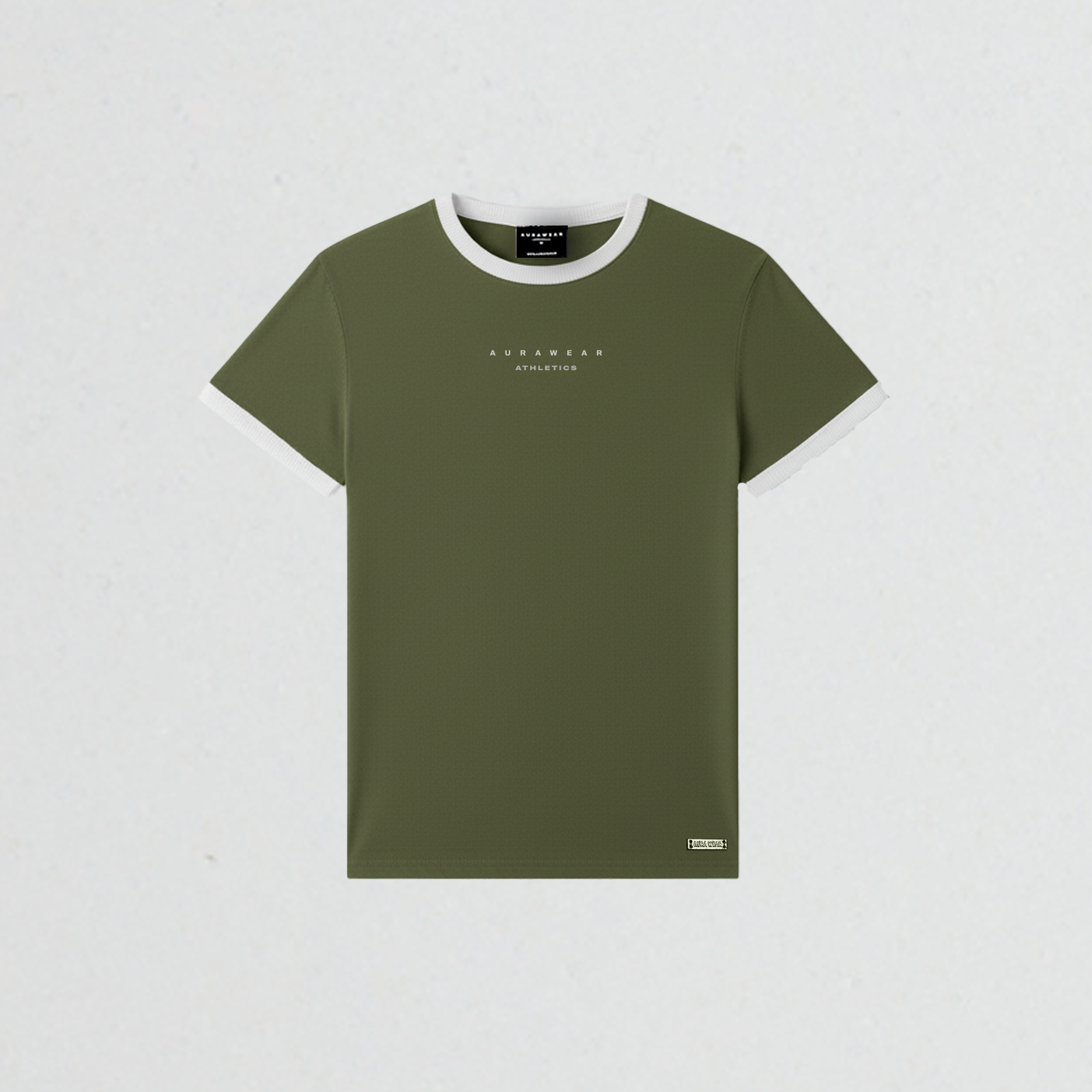 1009 - Aura Athletic Tee - Olive