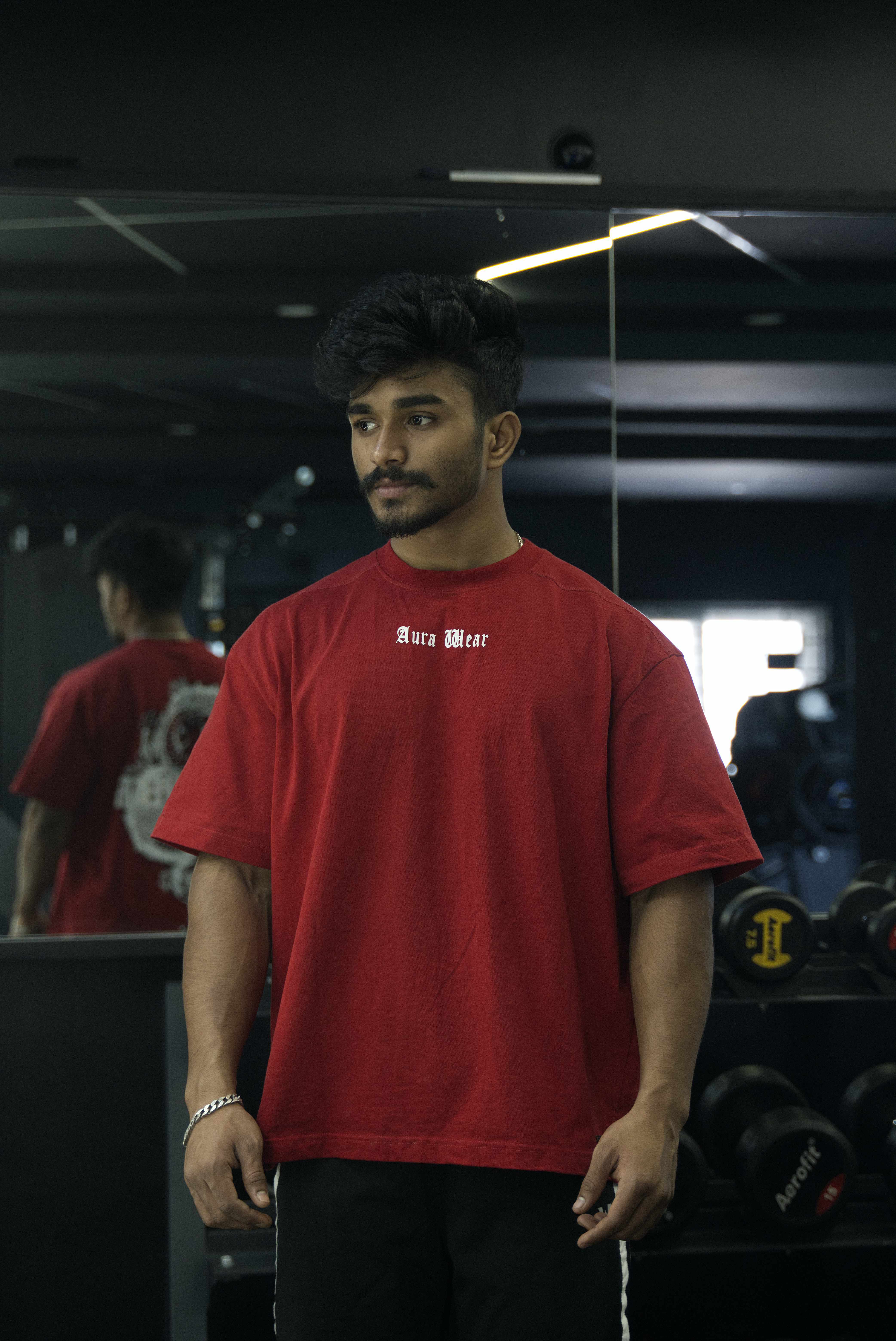 1005 - Dragon Warrior Tee - Crimson Red