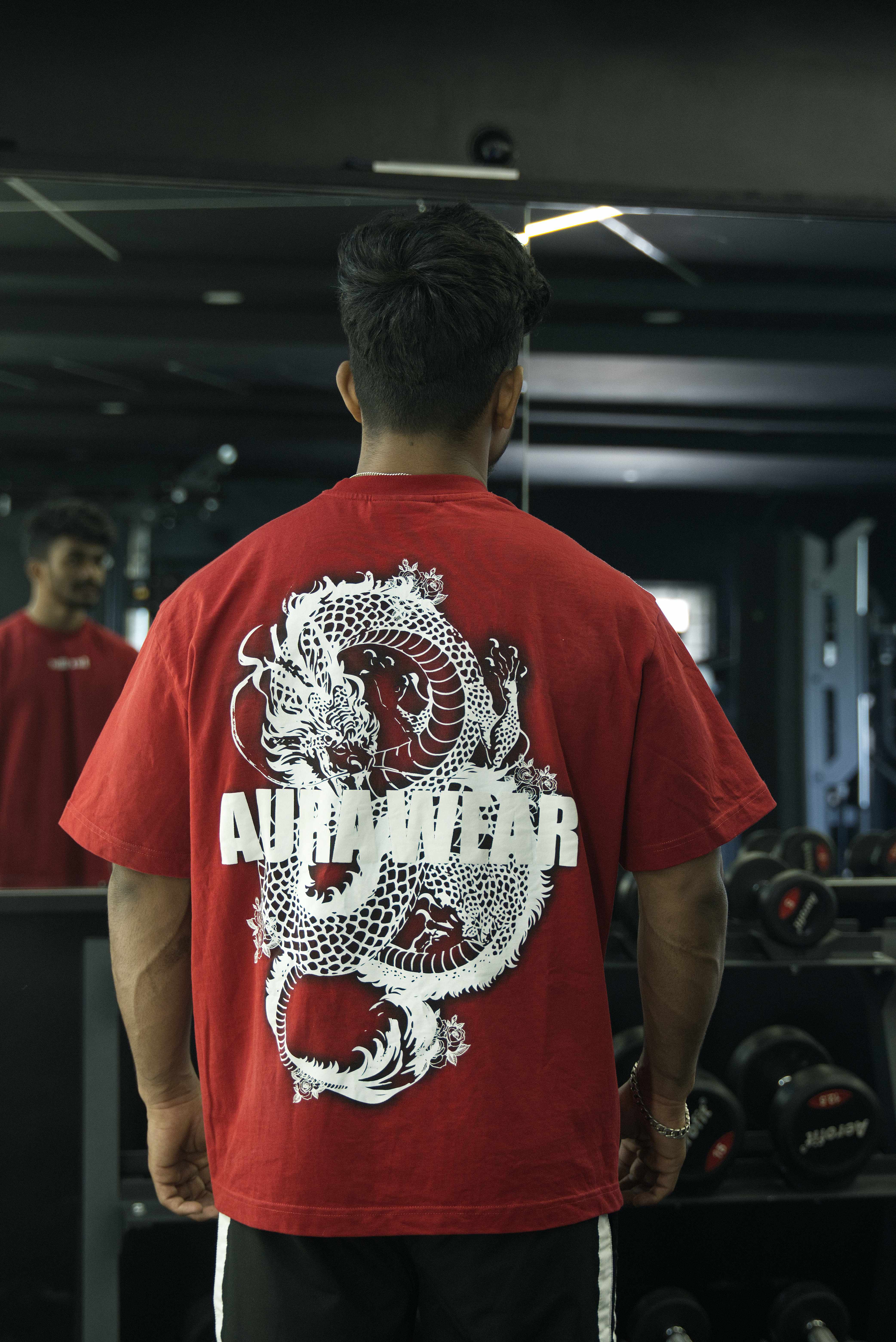 1005 - Dragon Warrior Tee - Crimson Red