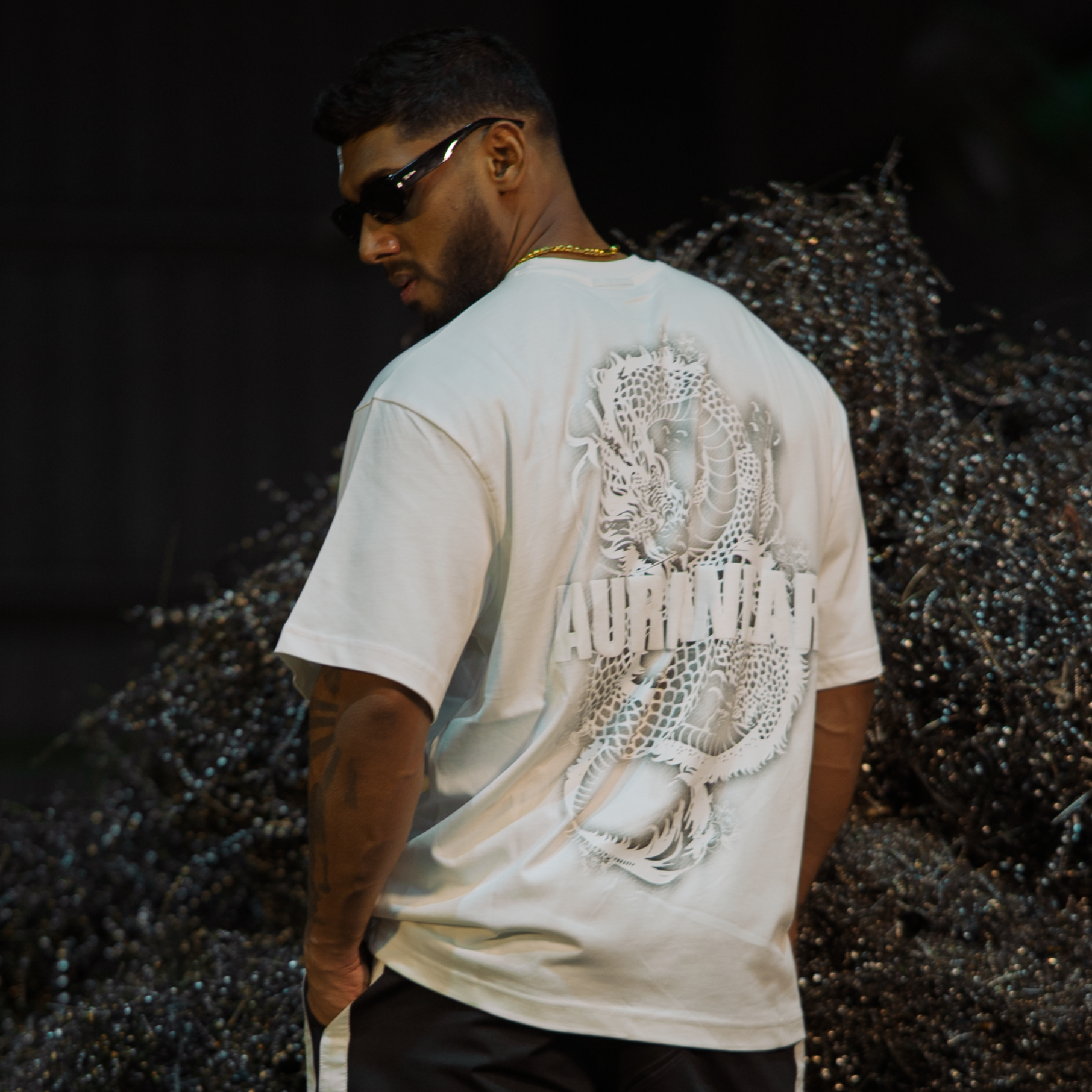 1005 - Dragon Warrior Tee - Optic White