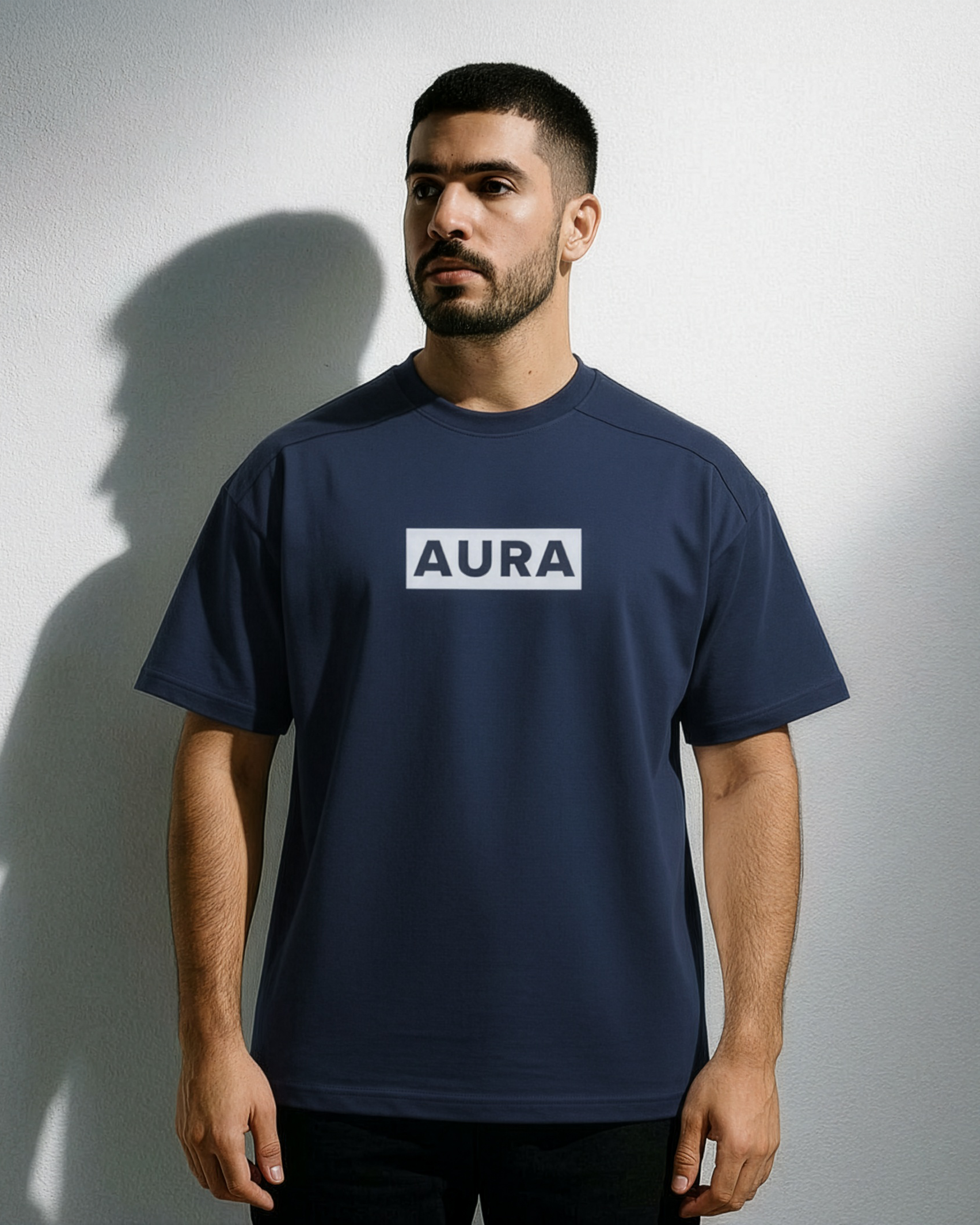 1002 - Aura Essential tee - Deep Navy