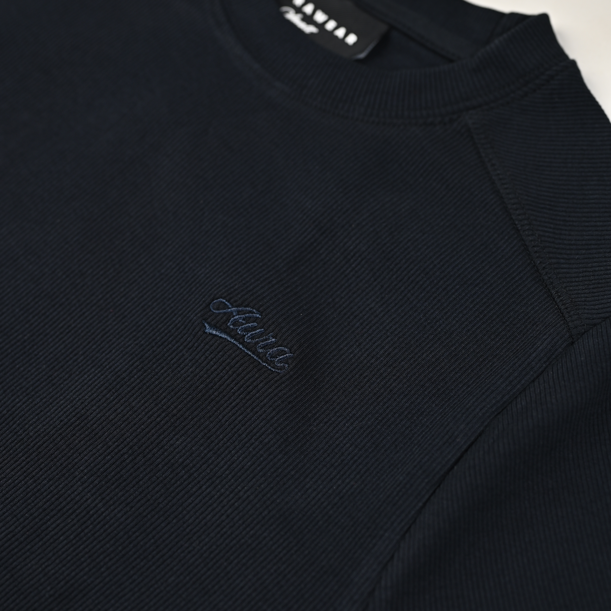 1008 - Aura Fitted Tee- Deep Navy