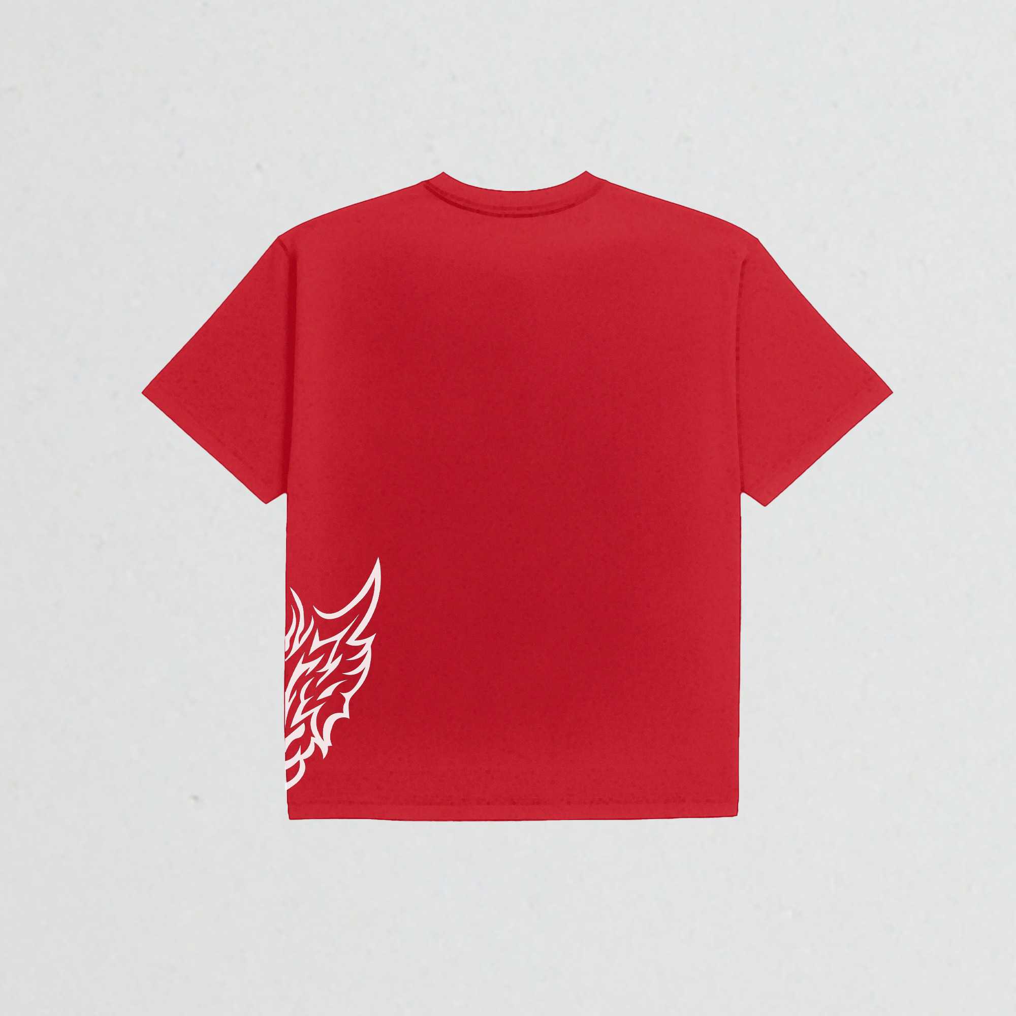 1011 - Dragon Logo Tee - Red