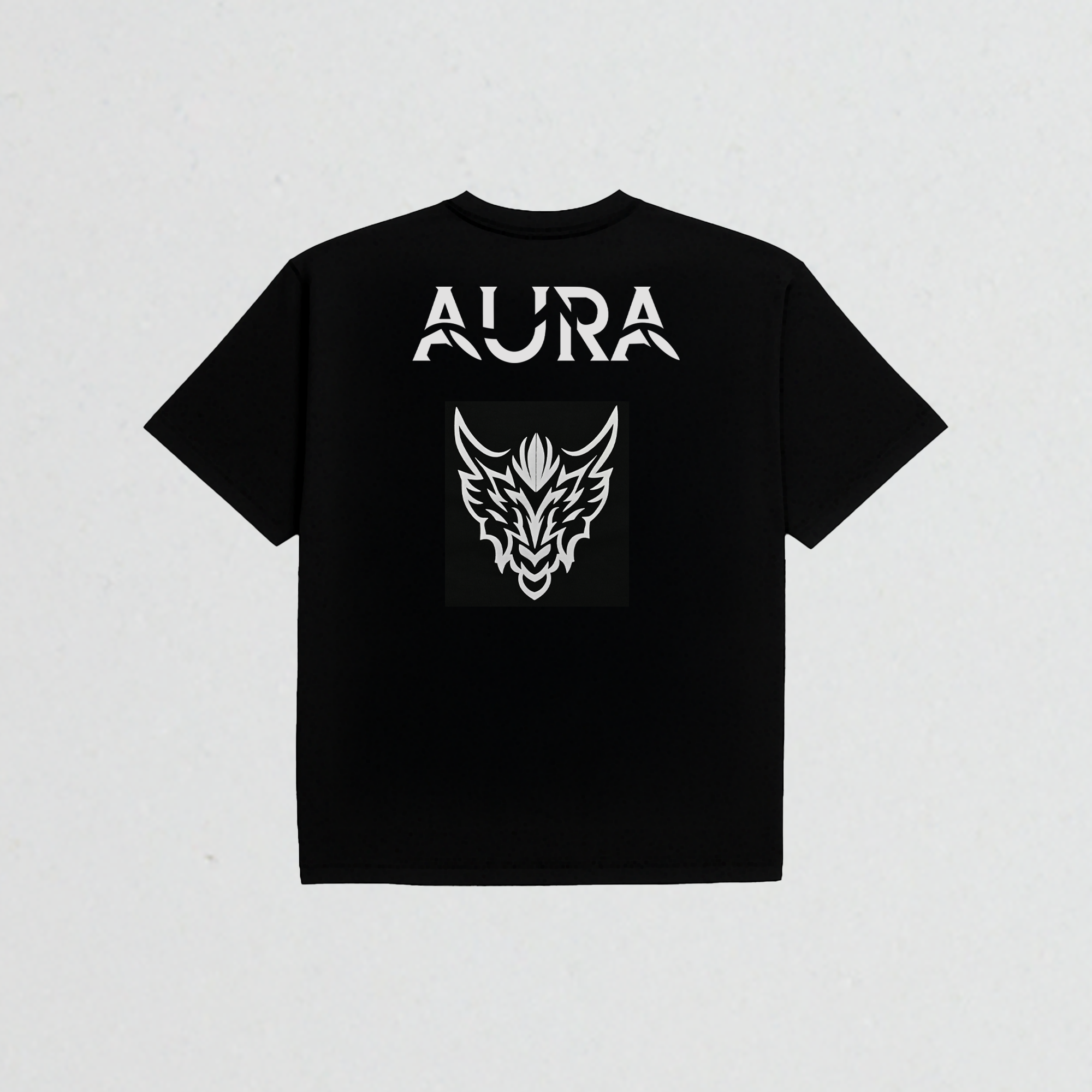 1010 - Dragon Logo Tees - Black
