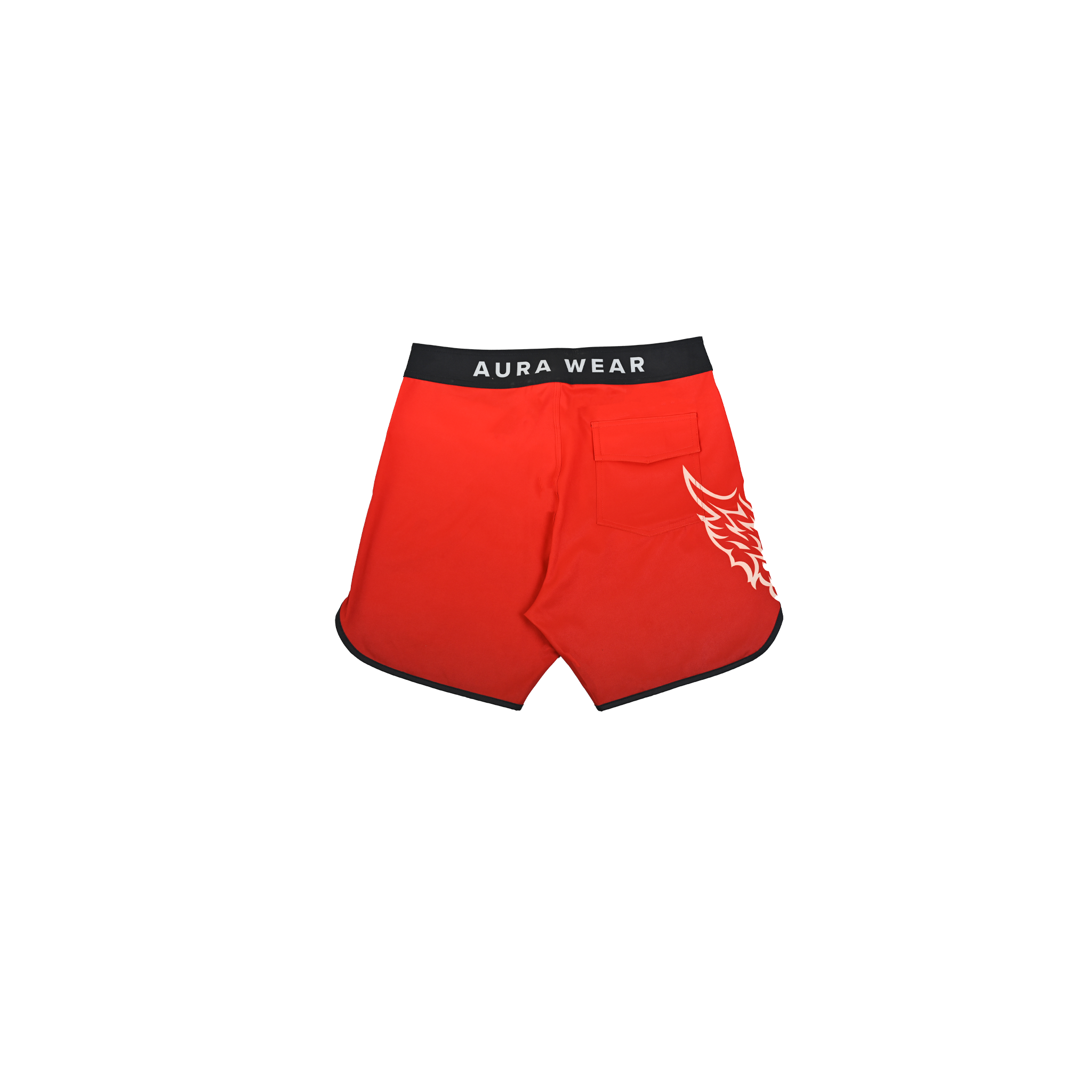 9008 - Rampage Red Boardshorts