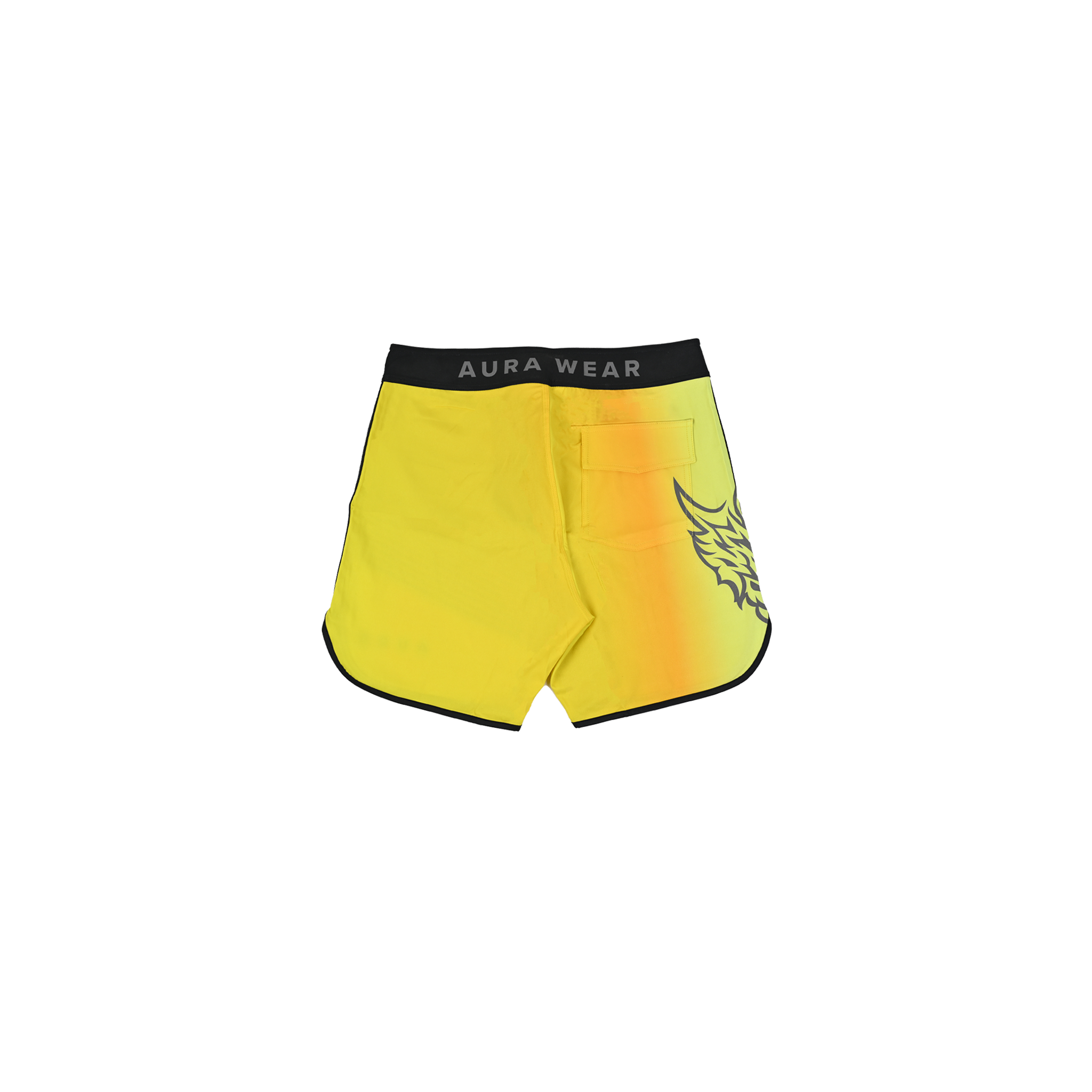 9002 - Crown Division Yellow Boardshorts