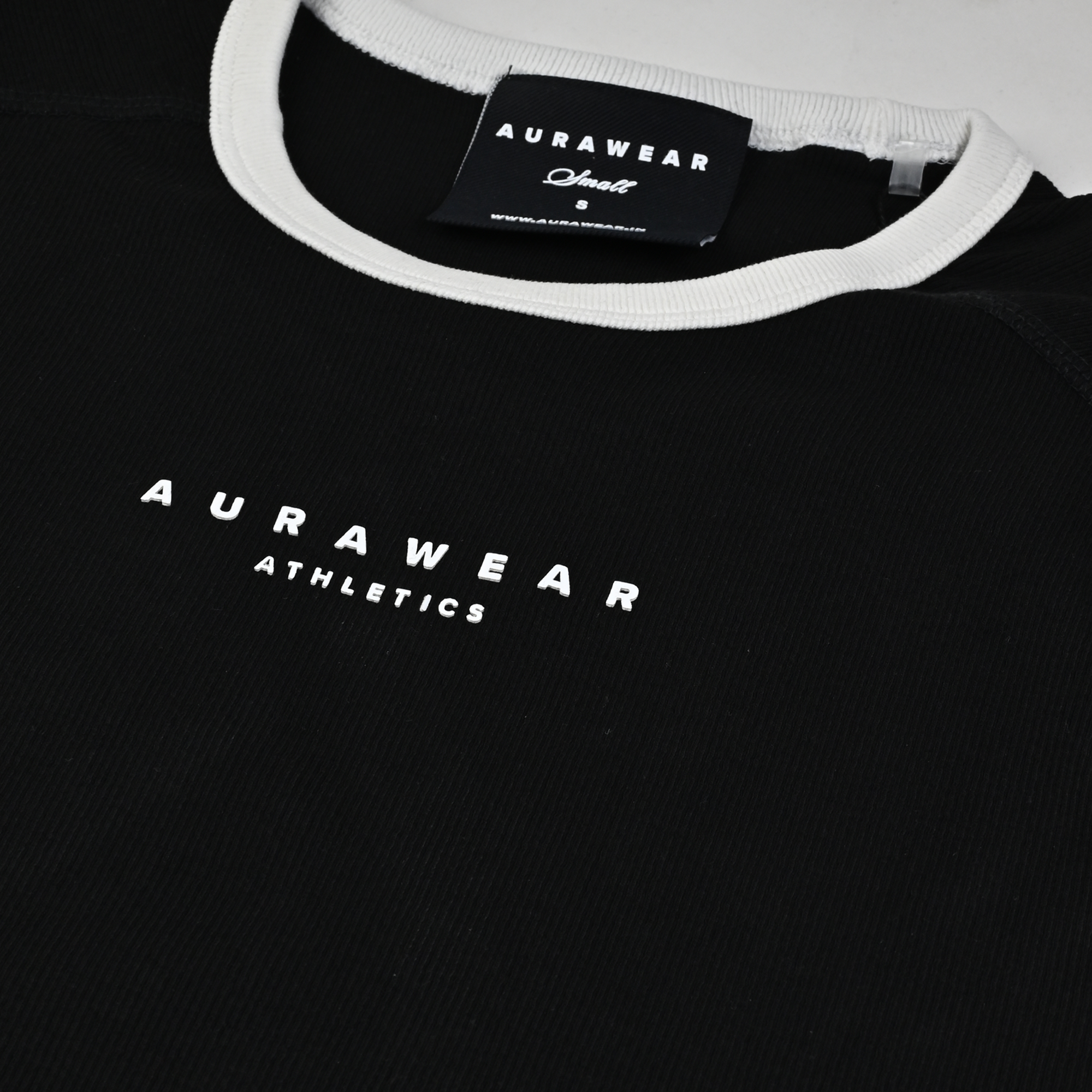 1009 - Aura Athletic Tee - Jet Black